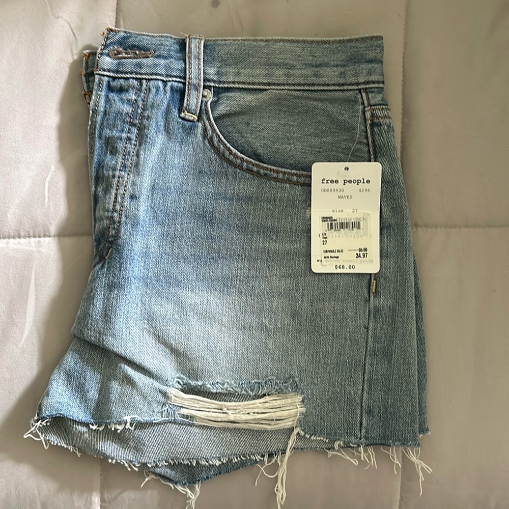 Never worn! Free People Waves Shorts, size 27. Tags are still on!